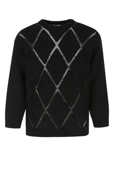 Valentino Black Wool Sweater In N01
