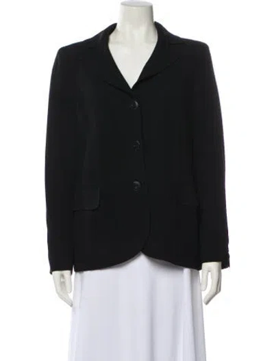 Pre-owned Valentino Blazer In Black