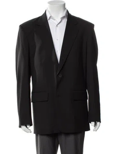 Pre-owned Valentino Blazer In Black