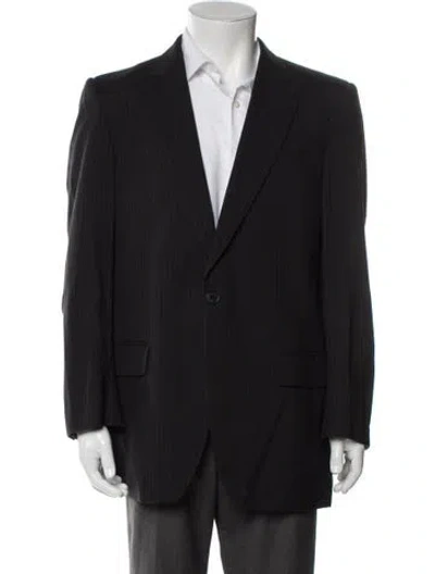 Pre-owned Valentino Blazer In Black