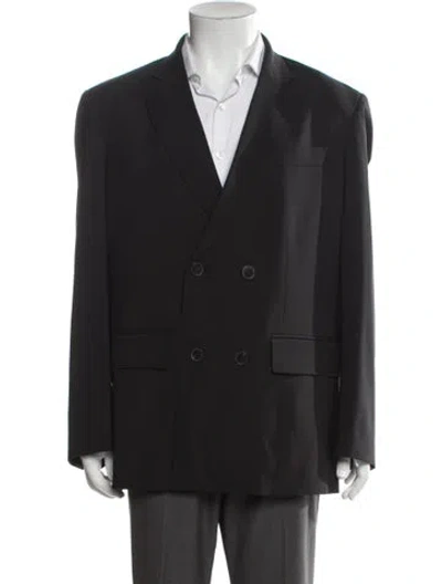 Pre-owned Valentino Blazer In Black