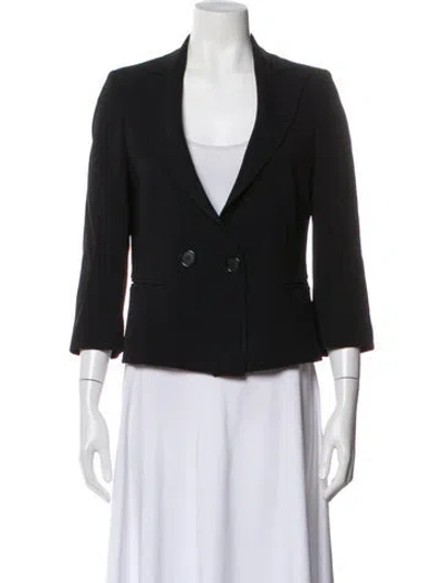 Pre-owned Valentino Blazer In Black