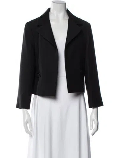 Pre-owned Valentino Blazer In Black