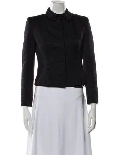 Pre-owned Valentino Blazer In Black
