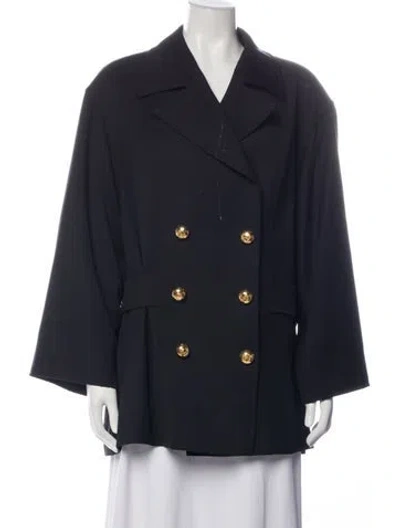 Pre-owned Valentino Blazer In Black