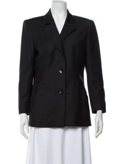Pre-owned Valentino Blazer In Black