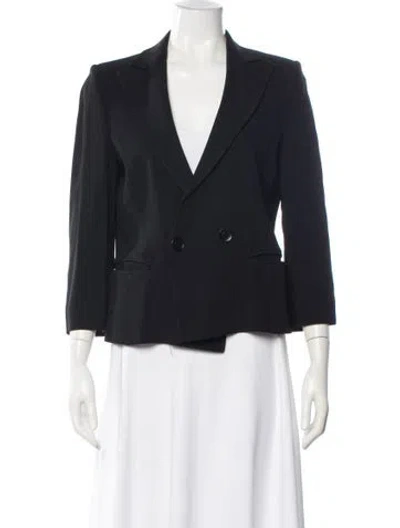 Pre-owned Valentino Blazer In Blue