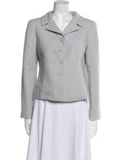 Pre-owned Valentino Blazer In Blue