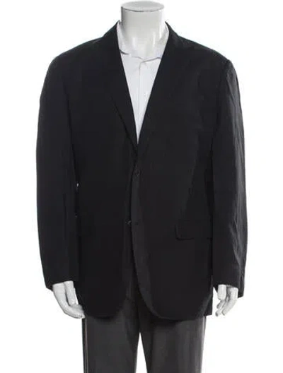 Pre-owned Valentino Blazer In Blue