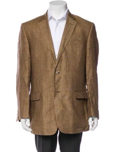 Pre-owned Valentino Blazer In Brown