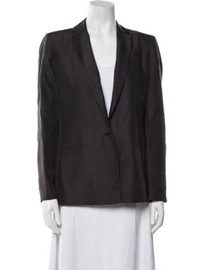 Pre-owned Valentino Blazer In Gray