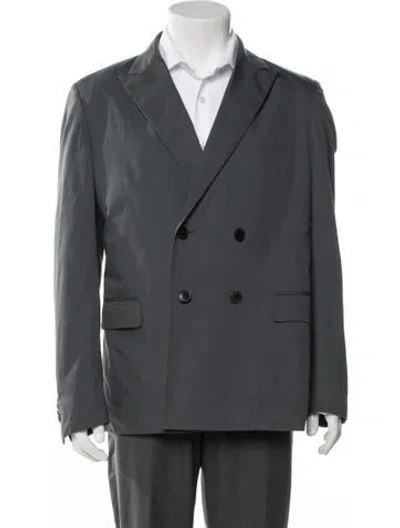 Pre-owned Valentino Blazer In Gray