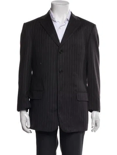 Pre-owned Valentino Blazer In Gray