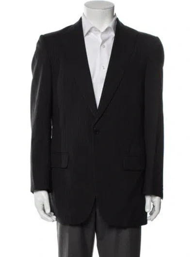 Pre-owned Valentino Blazer In Gray