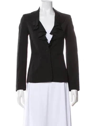 Pre-owned Valentino Blazer In Gray