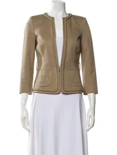 Pre-owned Valentino Blazer In Neutral