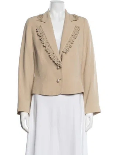 Pre-owned Valentino Blazer In Neutral