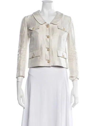 Pre-owned Valentino Blazer In Neutral