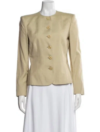 Pre-owned Valentino Blazer In Neutrals