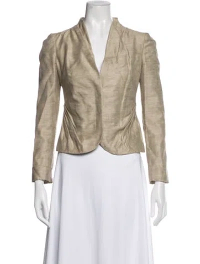 Pre-owned Valentino Blazer In Neutrals