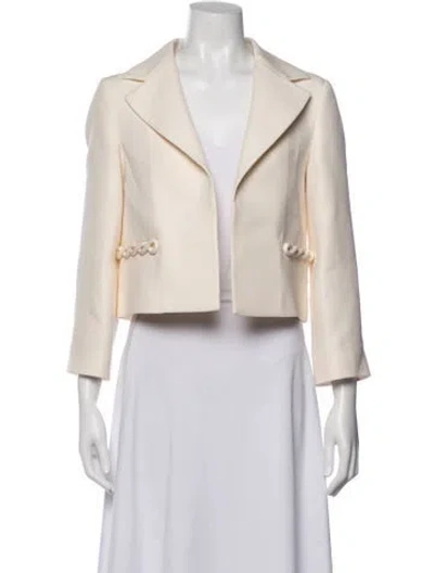 Pre-owned Valentino Blazer In Neutrals