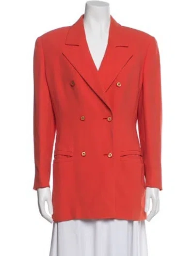 Pre-owned Valentino Blazer In Orange