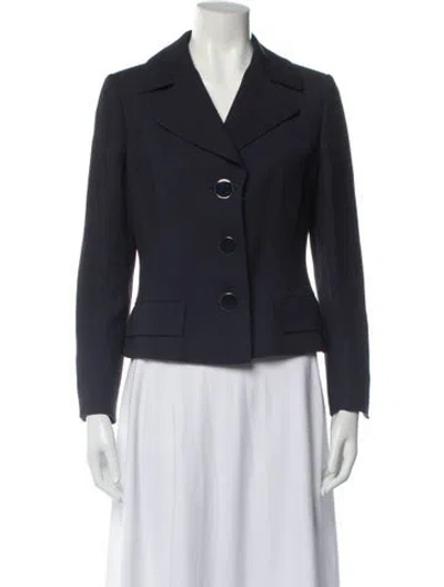 Pre-owned Valentino Blazer W/ Tags In Blue