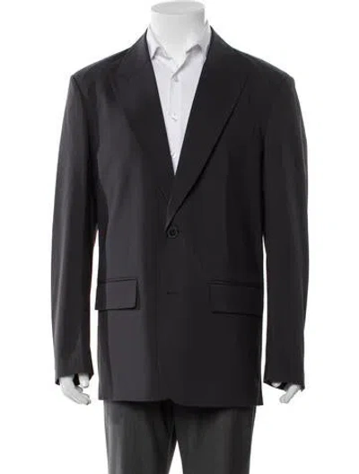 Pre-owned Valentino Blazer W/ Tags In Gray