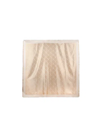 Valentino Blended Shawl In Nude