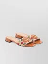 Valentino Garavani Vlogo Signature Slide Sandal In Multi