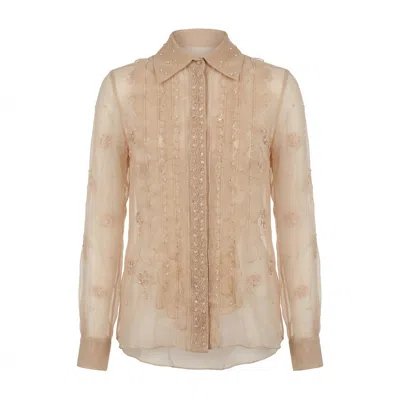 Valentino Blouse In Neutral