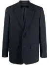 Valentino Men's Vlogo Buttons Blazer In Blue