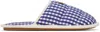 Valentino Printed Fabric Ta Chambre Slippers In Rg3 Ivry/brght Indig
