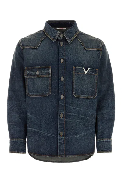 VALENTINO BLUE DENIM SHIRT