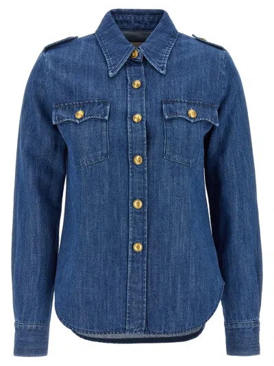VALENTINO BLUE DENIM SHIRT