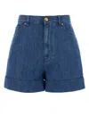 Valentino Blue Denim Shorts