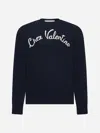 Valentino Logo-embroidered Wool Sweater