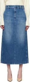 Valentino Rock Aus Mittelblauem Denim Frau Denim 44 In 558 Medium Blue Deni