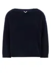 Valentino 'oversized Cashmere In Dark Blue