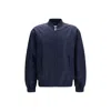 Valentino Blue Polyamide Bomber
