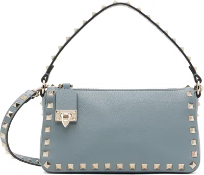 Valentino Garavani Blue Small Rockstud Crossbody Bag