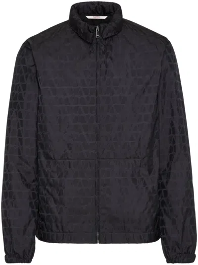 VALENTINO BLUE VALENTINO TOILE ICONOGRAPHE WINDBREAKER