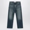 Valentino Garavani Washed Denim Jeans In Blue