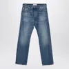 Valentino Blue Washed-effect Denim Jeans