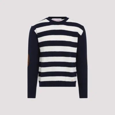 Valentino Wool And Cashmere Sweater In Dawn/brown