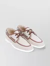 Valentino Boat Shoes Loafers Braided Trim In White