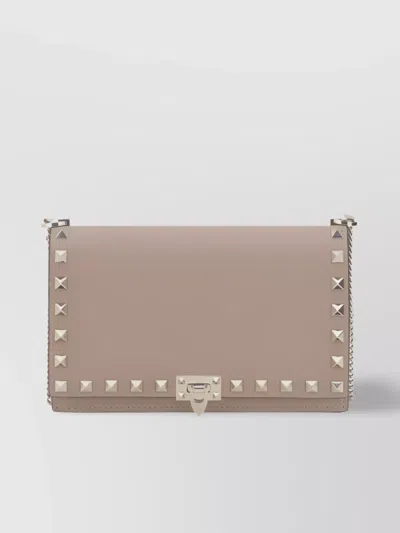 Valentino Garavani Bold Chain Strap Leather Shoulder Bag