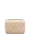 Valentino Quiltie 67 Shoulder Bag In White