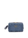 Valentino Alltime Mini Camera Case In Dark Wash