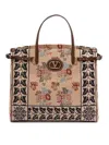 Valentino `antibes` Medium Tote Bag In Multicolour